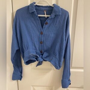 Muslin Cotton Free People Crop top
